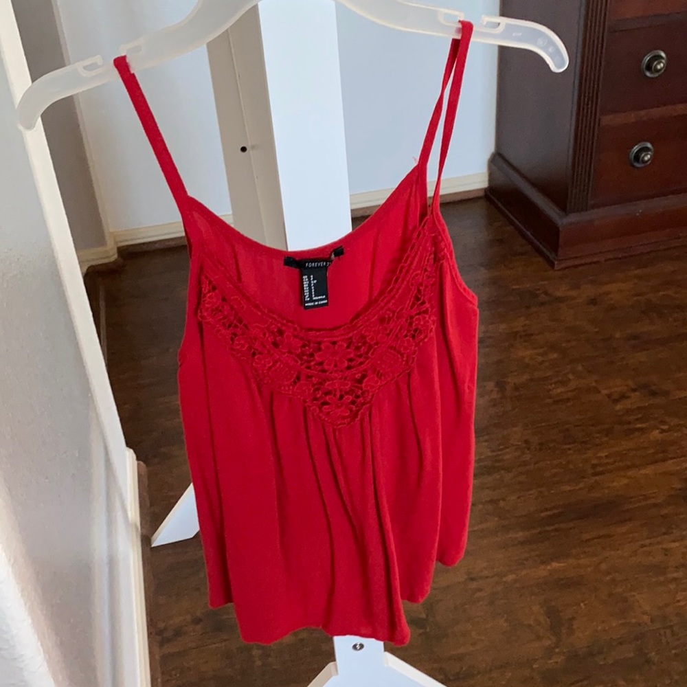 Red Summer top